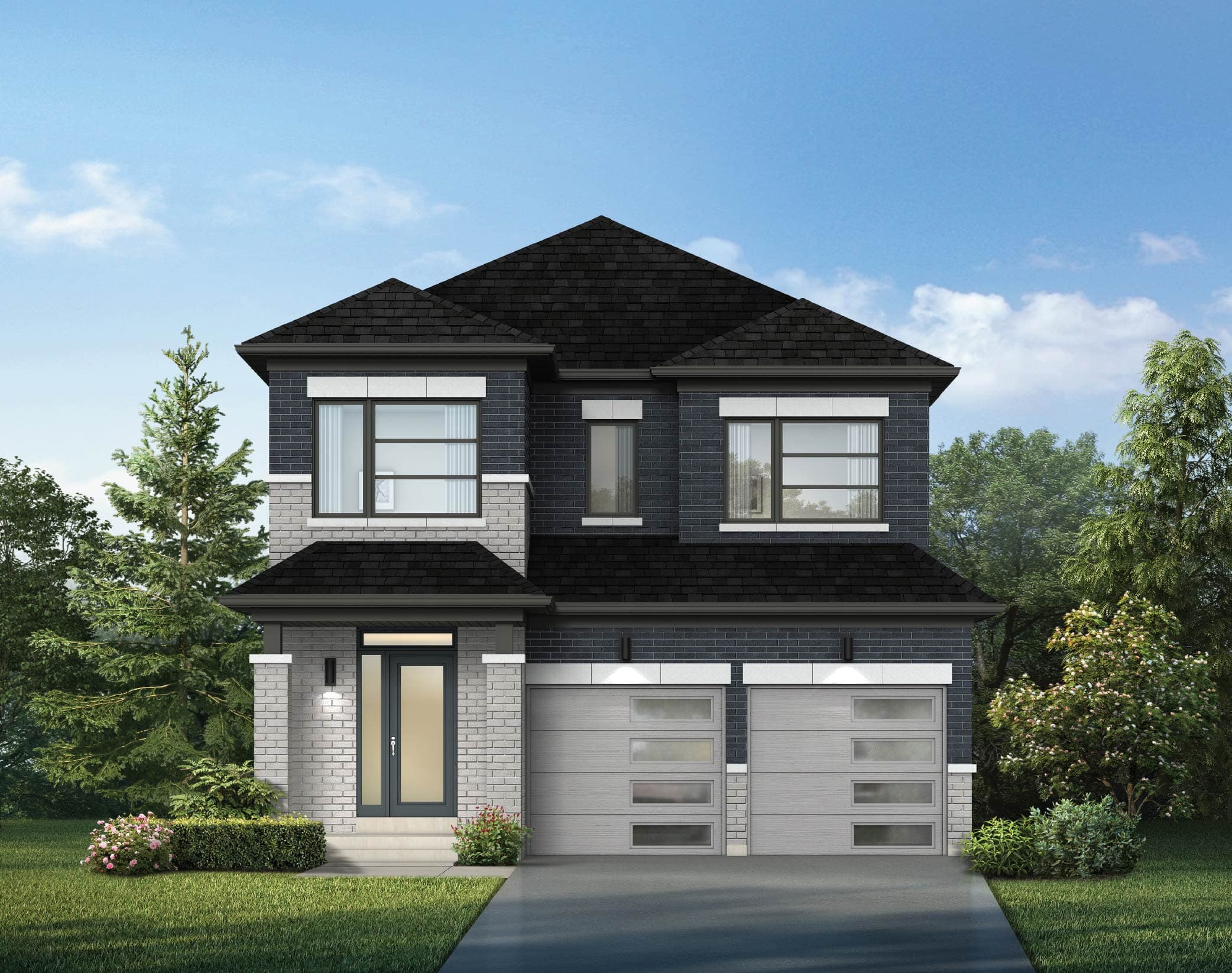 Tradition (CA38-1) 38' Singles, Elevation C. Artist's concept.