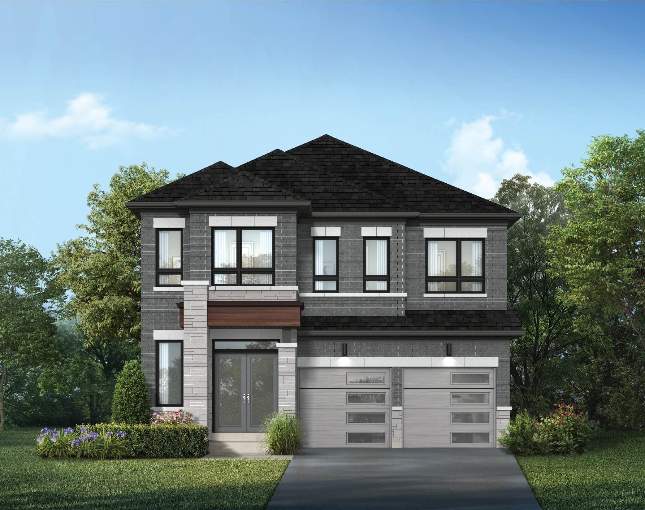 Kingdom (CA38-9) 38' Singles, Elevation C. Artist's concept.